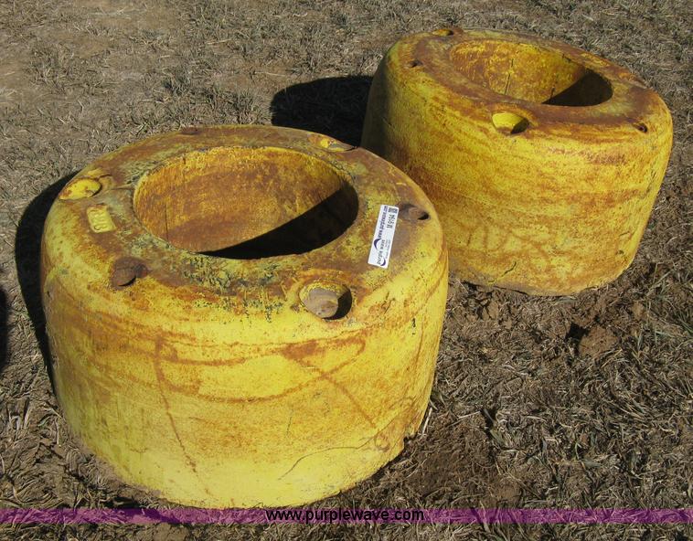 image for item M9194 (2) rear wheel tractor weights