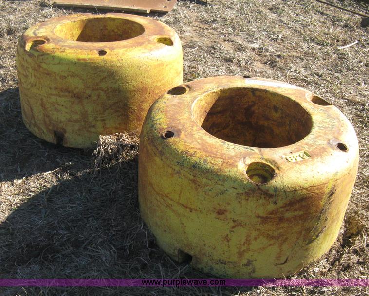 image for item M9194 (2) rear wheel tractor weights