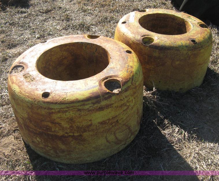 image for item M9194 (2) rear wheel tractor weights
