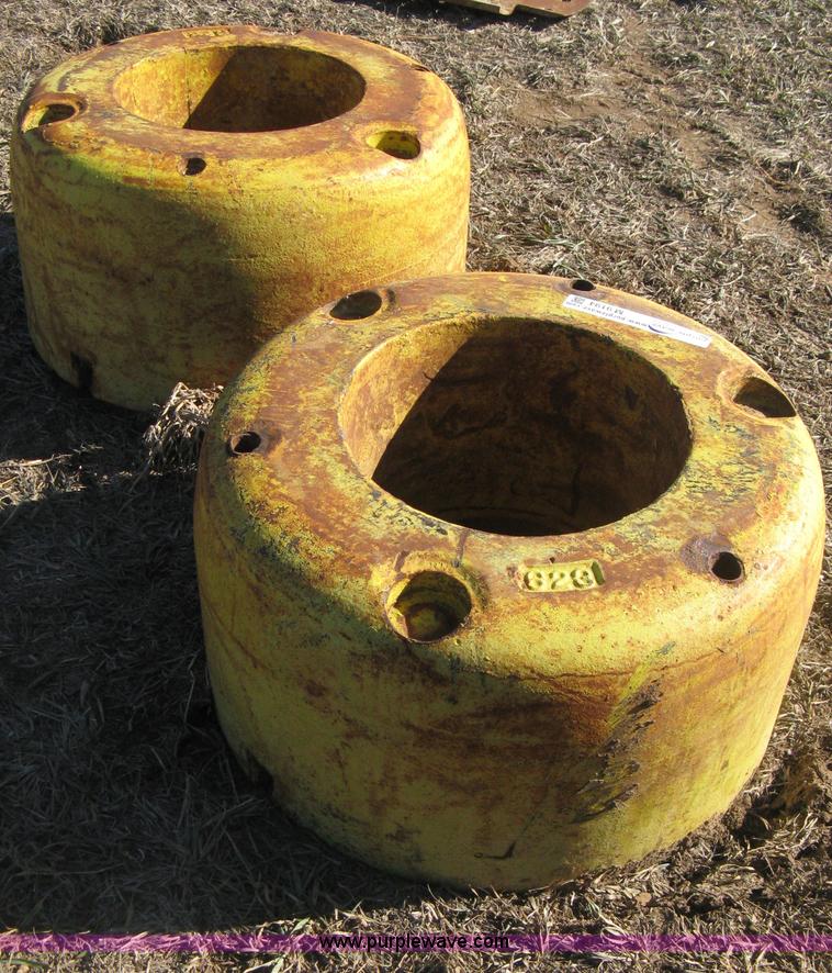 image for item M9194 (2) rear wheel tractor weights