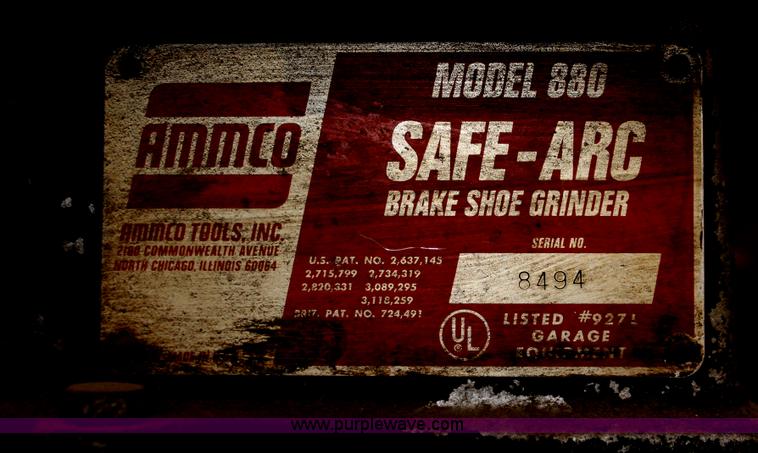 image for item V9189 Ammco brake service machine