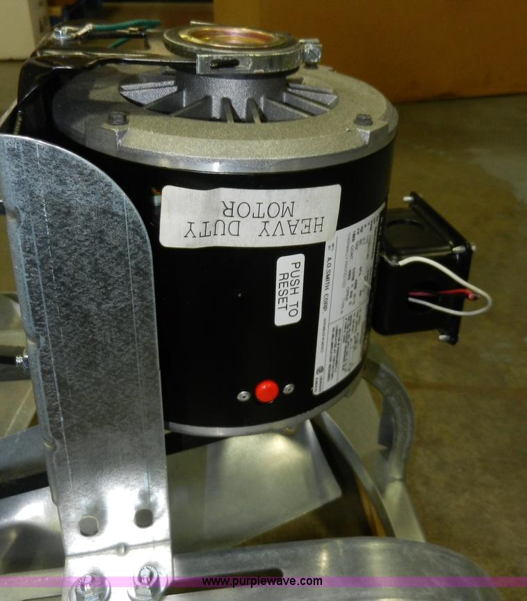 image for item W9513 30" whole house fan with shutter