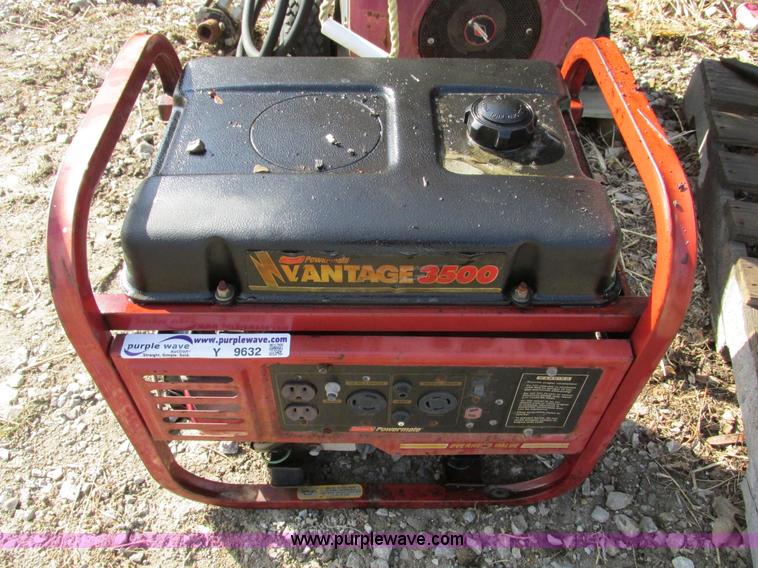 image for item Y9632 Coleman Powermate Vantage 3500 generator