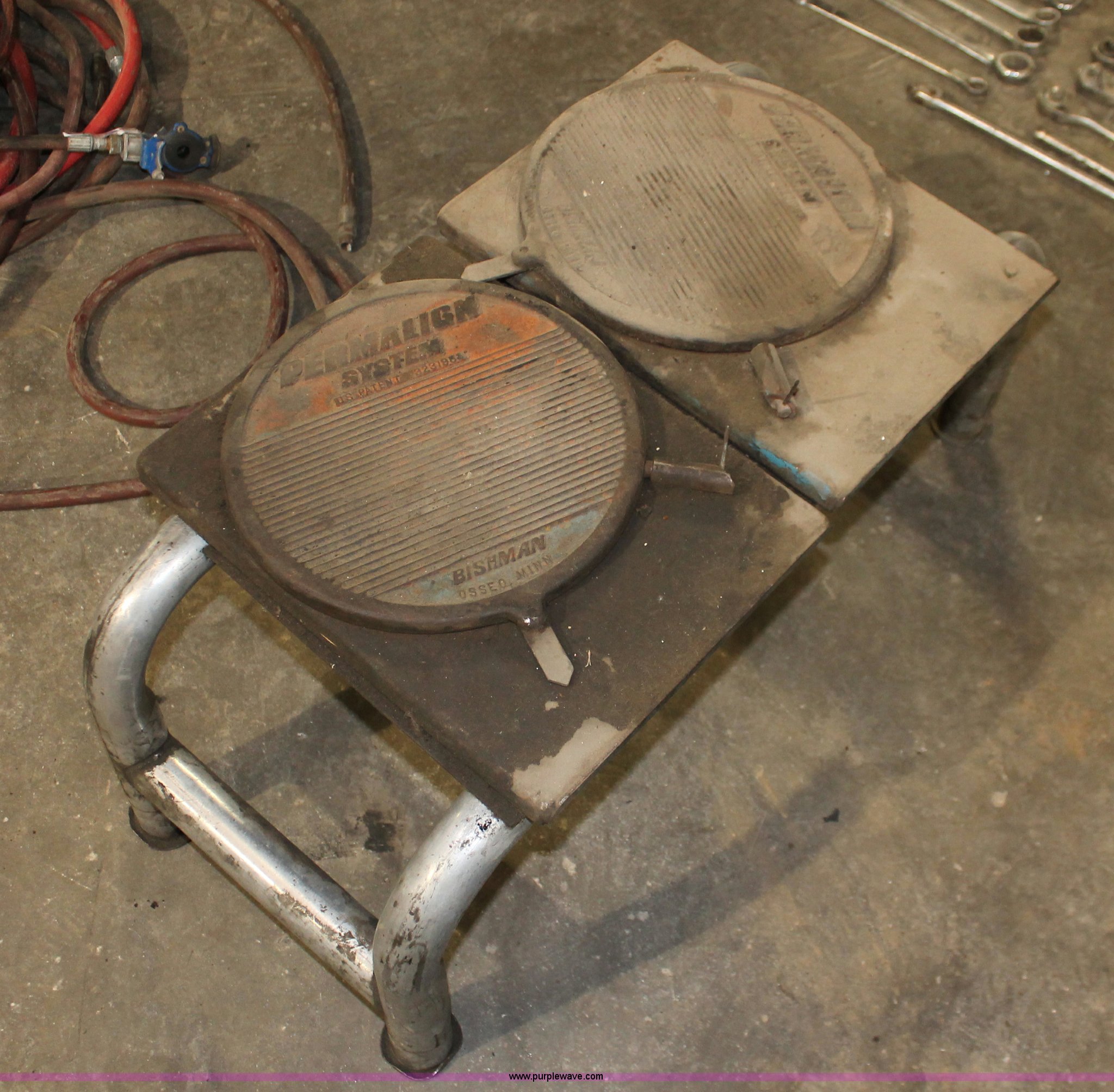 (2) Permalign tire turntables in Junction City, KS Item V9195 sold Purple Wave