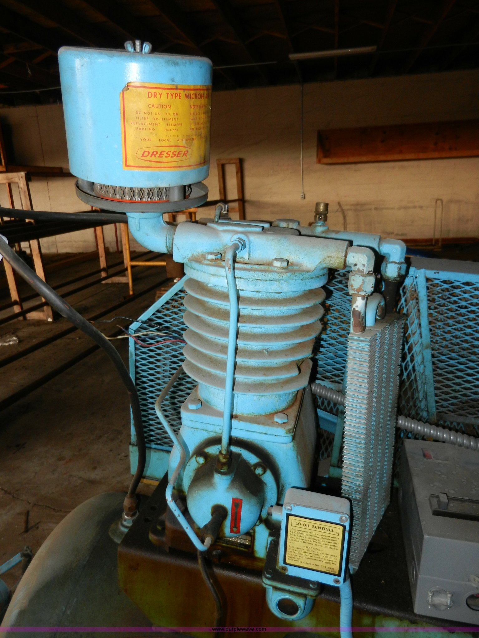 1977 Wayne air compressor in Junction City, KS Item X9225 sold