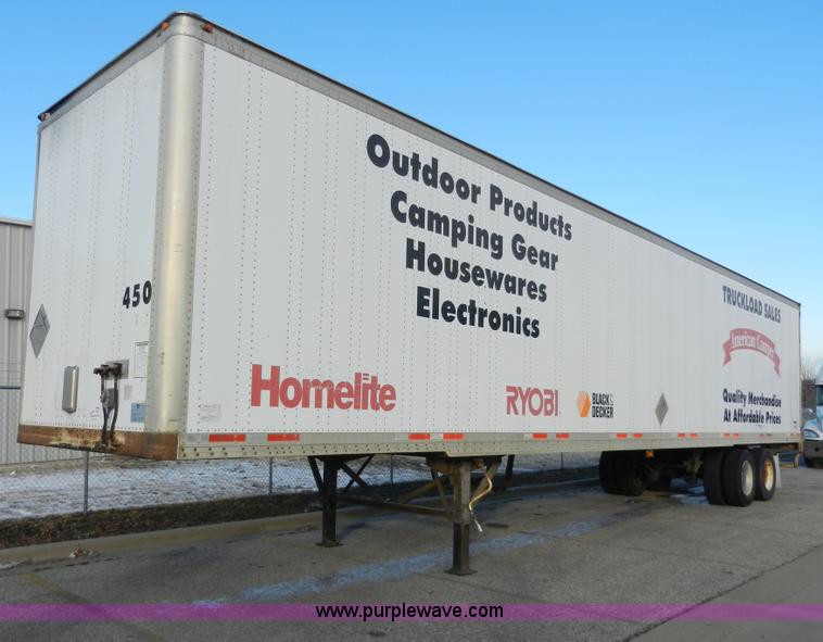 image for item A3902 1996 Wabash dry van trailer