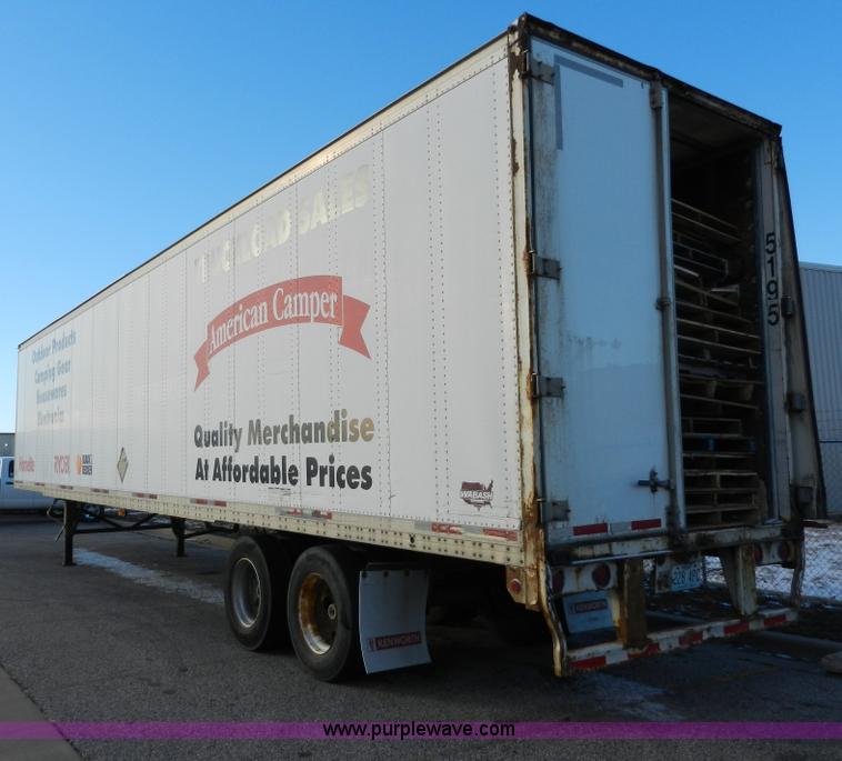 image for item A3902 1996 Wabash dry van trailer