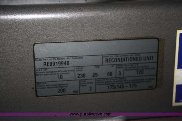 image for item S9790 Industrial 120 gallon air compressor