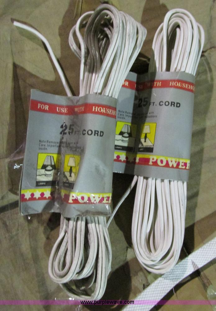 image for item S9865 (3,000) 25' extension lamp cords