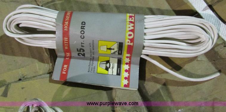 image for item S9865 (3,000) 25' extension lamp cords