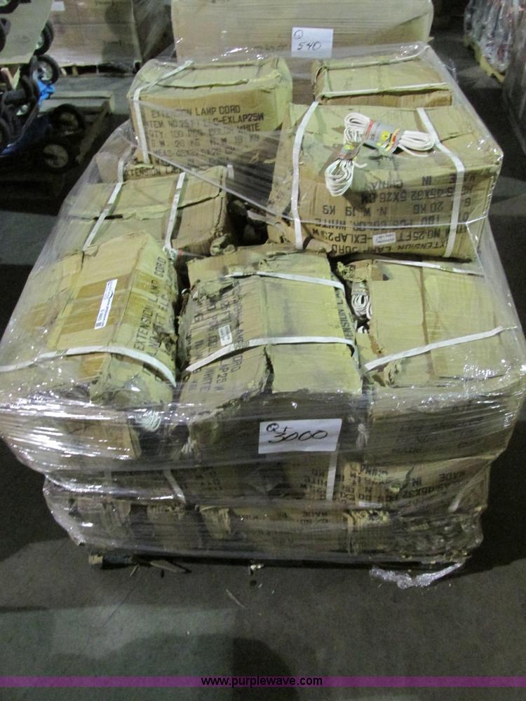 image for item S9865 (3,000) 25' extension lamp cords