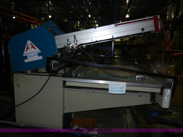 image for item W9655 2006 American M&M Cameo screen printer