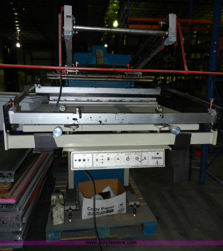 image for item W9655 2006 American M&M Cameo screen printer