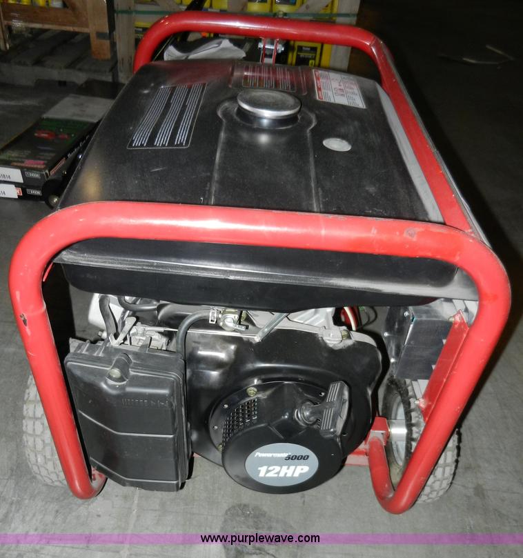 image for item W9681 Powermate 5000 generator