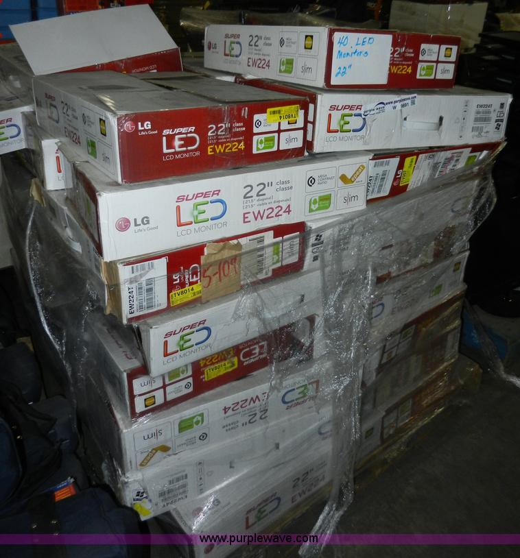 image for item W9691 Approximately 40 22" LG LED monitors