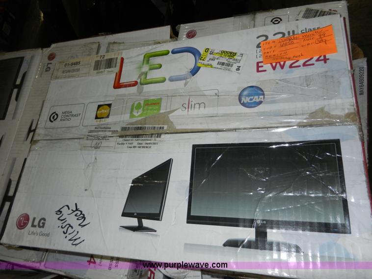 image for item W9691 Approximately 40 22" LG LED monitors