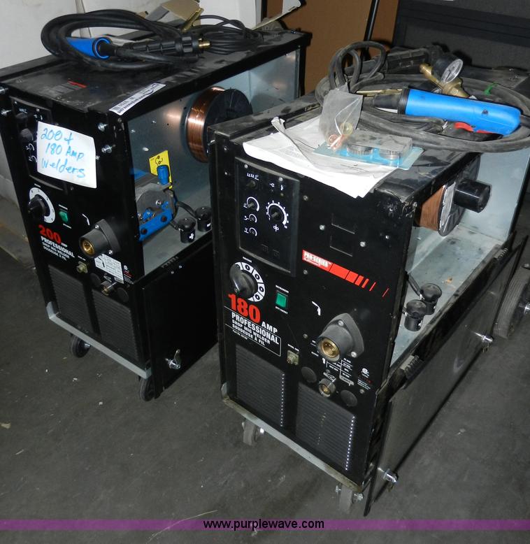 image for item W9701 (2) Schumacher shop mig welders