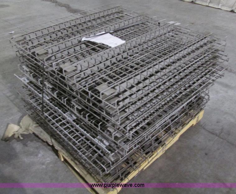 image for item Y9537 (18) wire decking for pallet racking