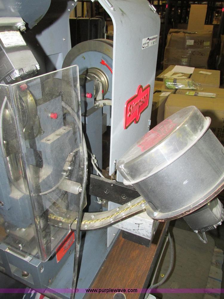image for item Y9557 Stimpson steel grommet machine
