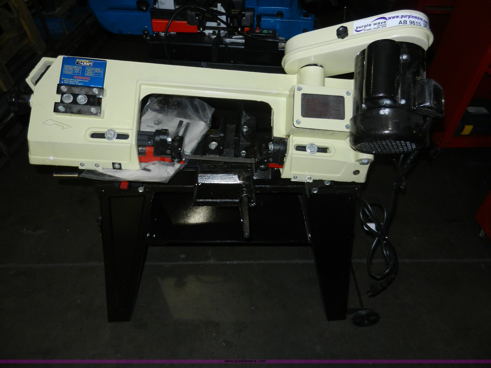 Power Craft metal bandsaw in Spring Hill, KS | Item AB9615 sold