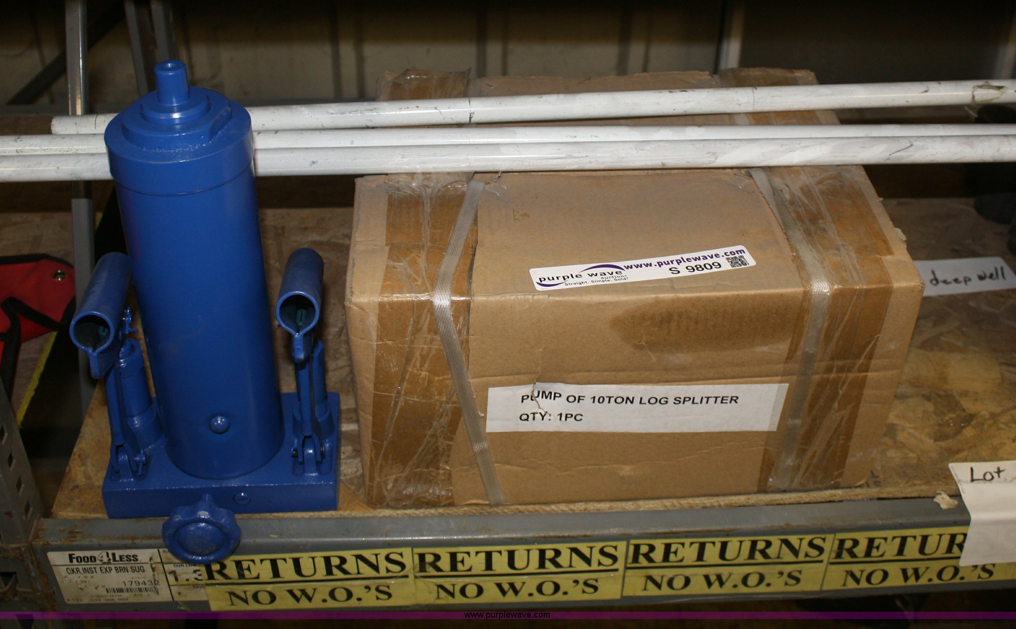 (3) 10 ton log splitter jacks with handle in Spring Hill, KS Item