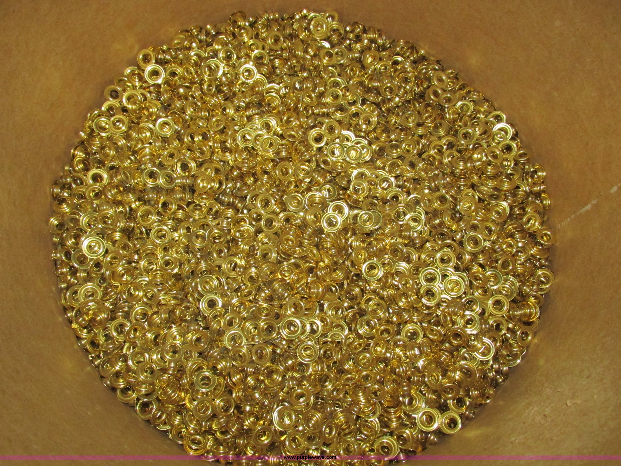 Stimpson brass eyelets in Spring Hill, KS Item S9886 sold Purple Wave