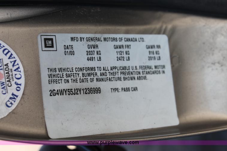 image for item V9092 2000 Buick Century Limited