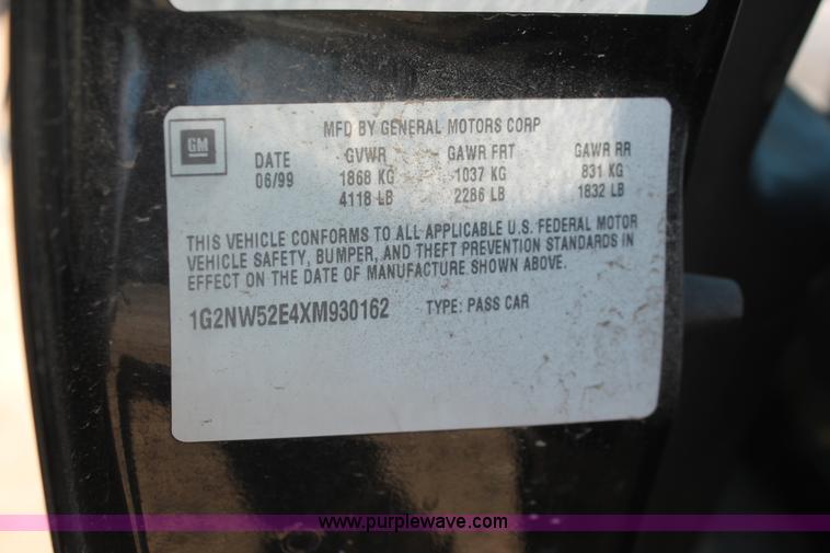 image for item V9100 1999 Pontiac Grand Am GT