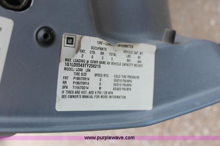 image for item V9217 1996 Chevrolet Corsica