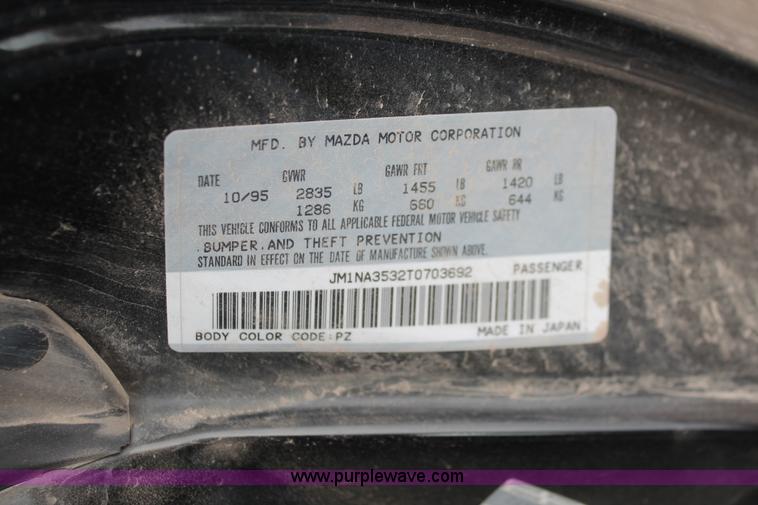 image for item V9220 1996 Mazda MX-5 Miata convertible