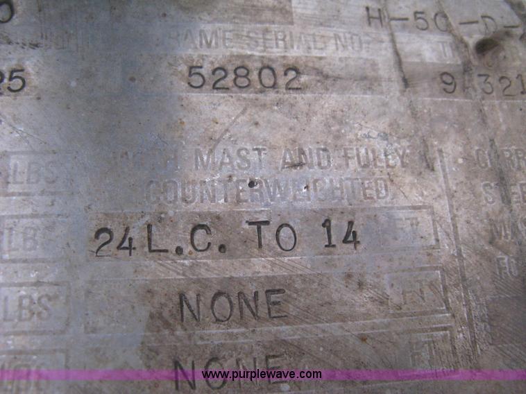 image for item B8409 Massey Fergusen H50 rough terrain forklift