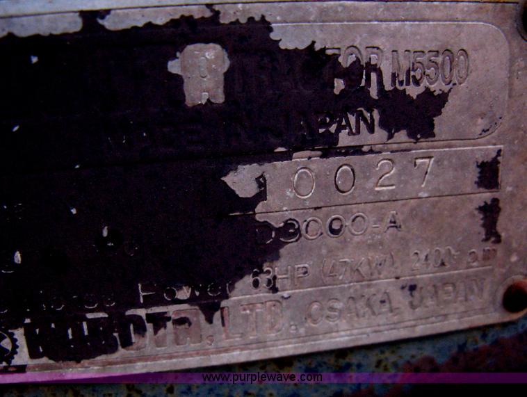 image for item B8413 Kubota M5500 DT tractor