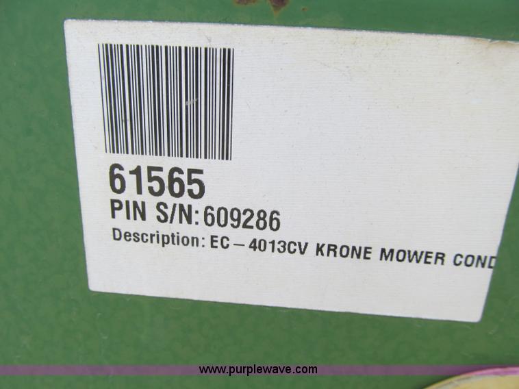 image for item D7140 2005 Krone EC-4013CV mower conditioner