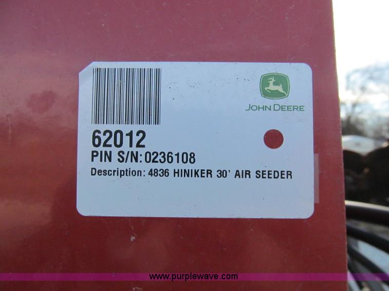 image for item D7141 2004 Hiniker 4836 air seeder