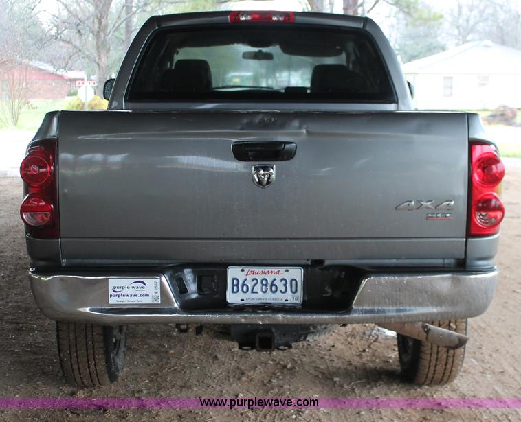 image for item E2567 2007 Dodge Ram 2500 HD SLT Quad Cab pickup truck