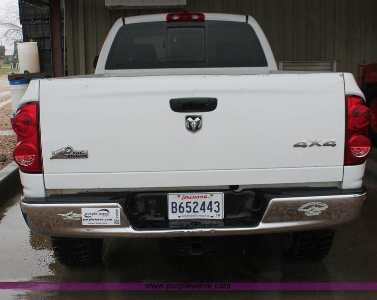 image for item E2569 2009 Dodge Ram 2500 HD Big Horn Edition Quad Cab pickup truck