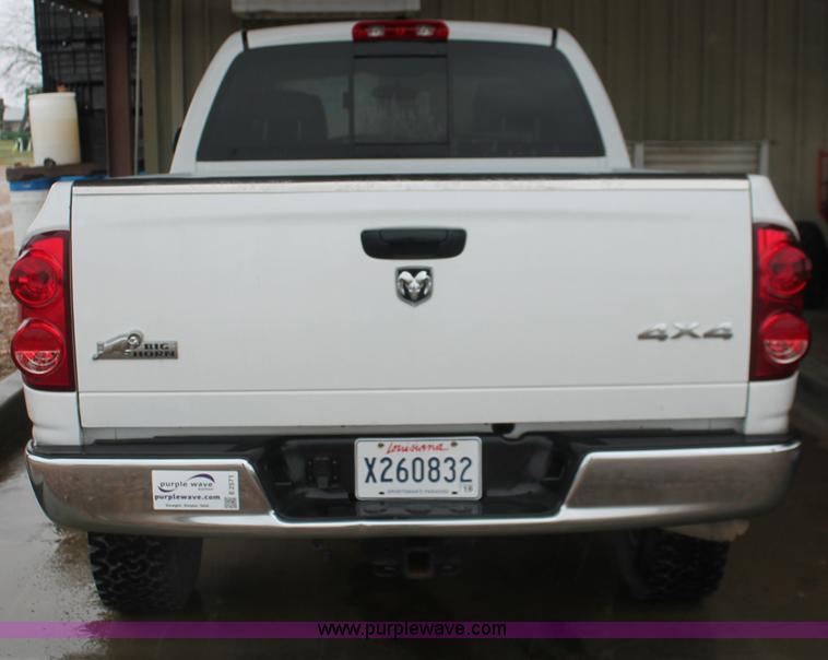 image for item E2571 2009 Dodge Ram 2500 HD Big Horn Edition Quad Cab pickup truck