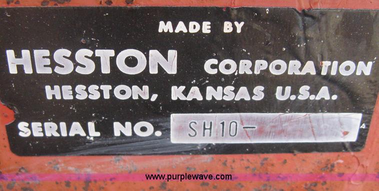 image for item E3015 Hesston Stakhand 10