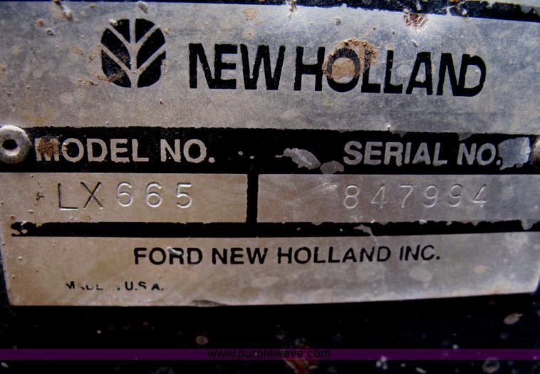 image for item E3026 1994 New Holland LX665 Turbo skid steer