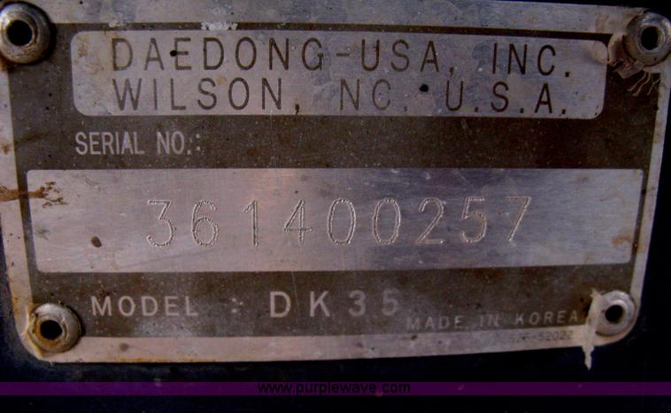 image for item E3027 Kioti DK35 MFWD tractor