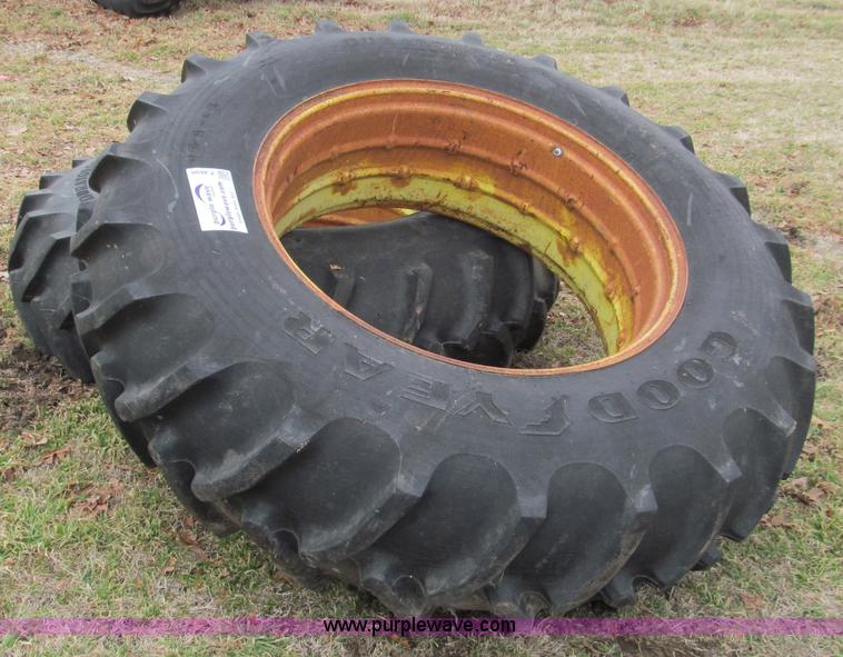 image for item F4696 18.4-38 used tires and wheels