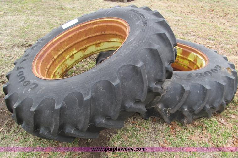image for item F4696 18.4-38 used tires and wheels