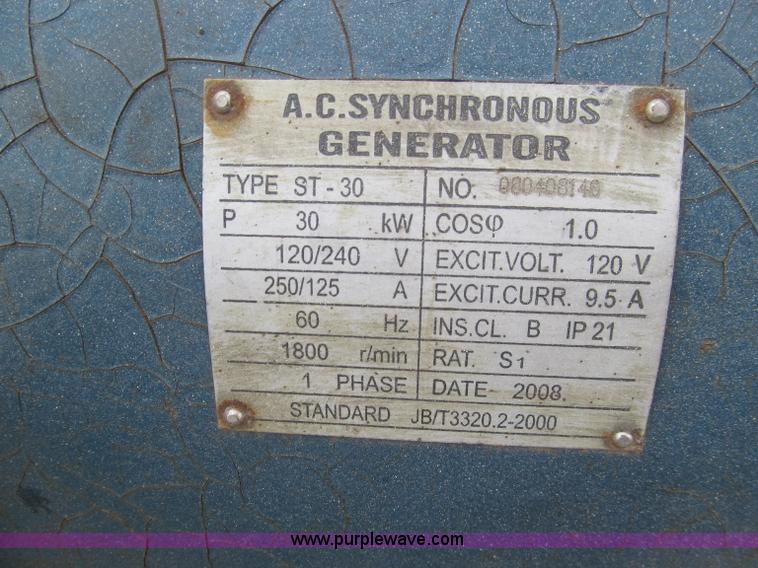 image for item F4700 AC synchronous generator