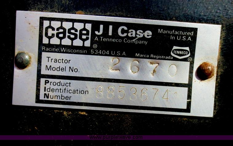 image for item F6589 1979 Case 2670 4WD tractor