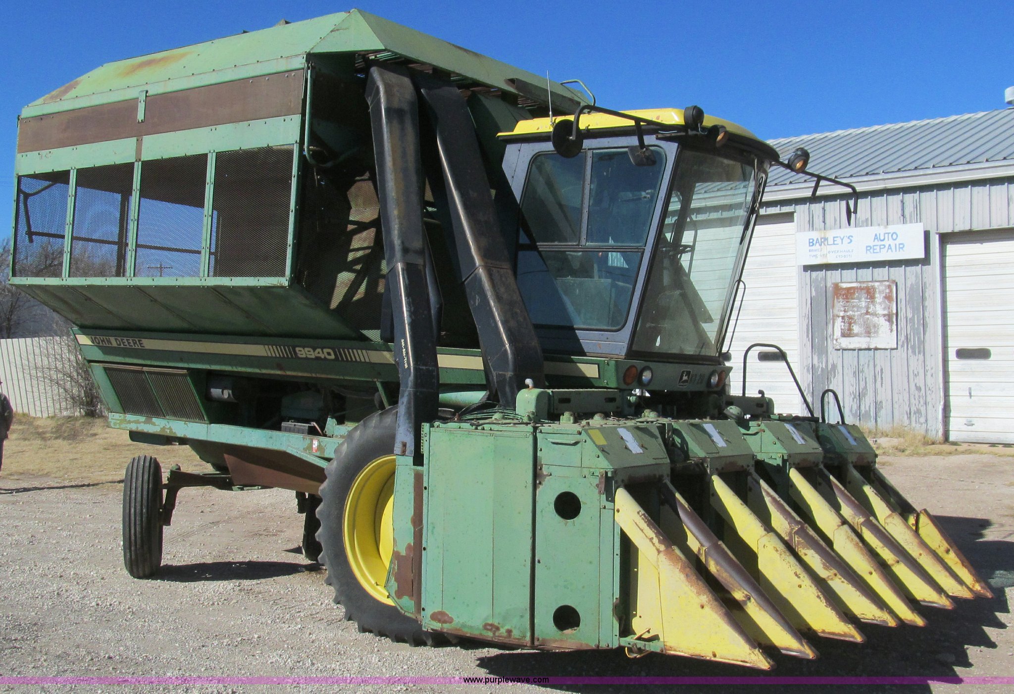 1985 John Deere 9940 cotton picker Item G5629 2272013