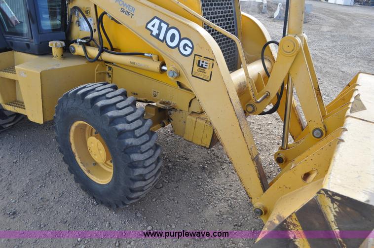 image for item C3313 2002 John Deere 410G backhoe extendahoe