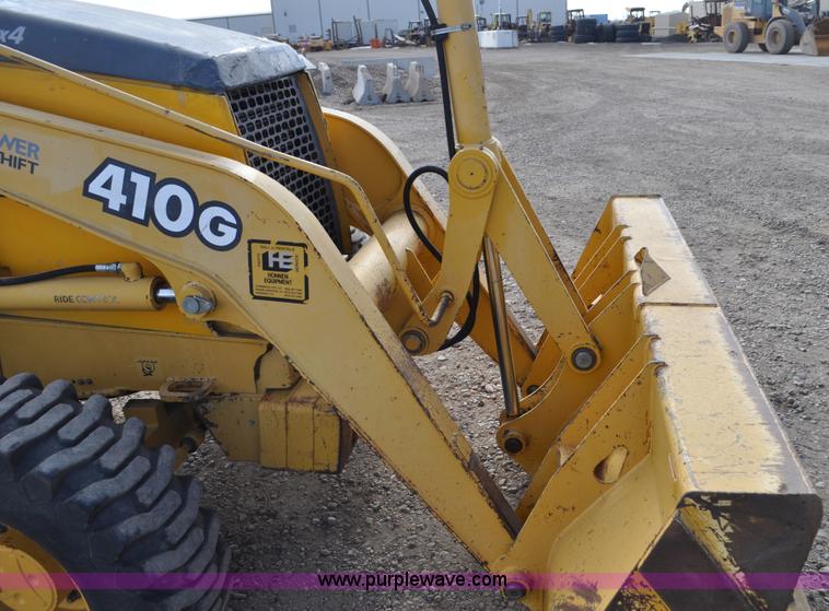image for item C3313 2002 John Deere 410G backhoe extendahoe