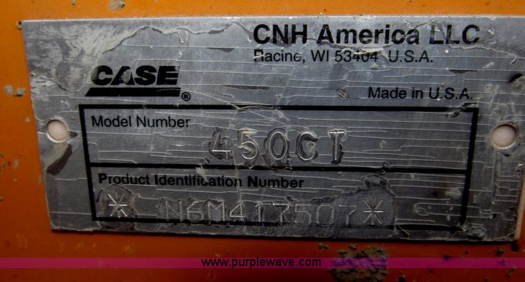 image for item B5381 2006 Case 450CT track skid steer
