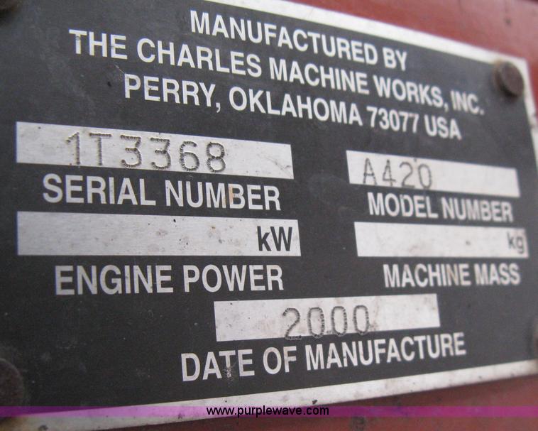 image for item E3003 2001 Ditch Witch 5110 trencher