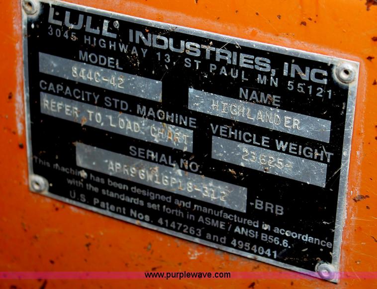 image for item E3039 Lull 844C-42 844C-42 Highlander telehandler